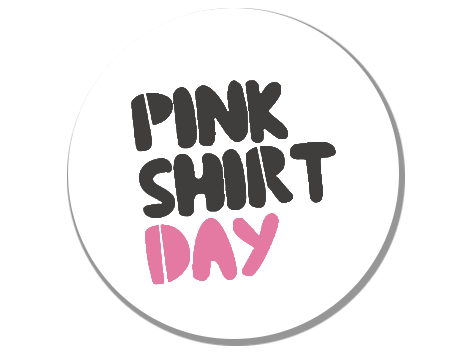 Pink Shirt Day white