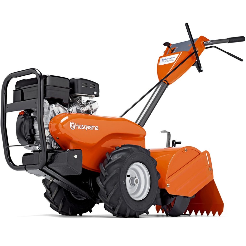 Dual Tiller Hire Husqvarna TR430 The Landscape Yard